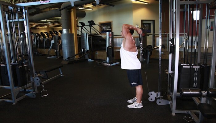 Rope Tricep Extensions - For Weight Loss